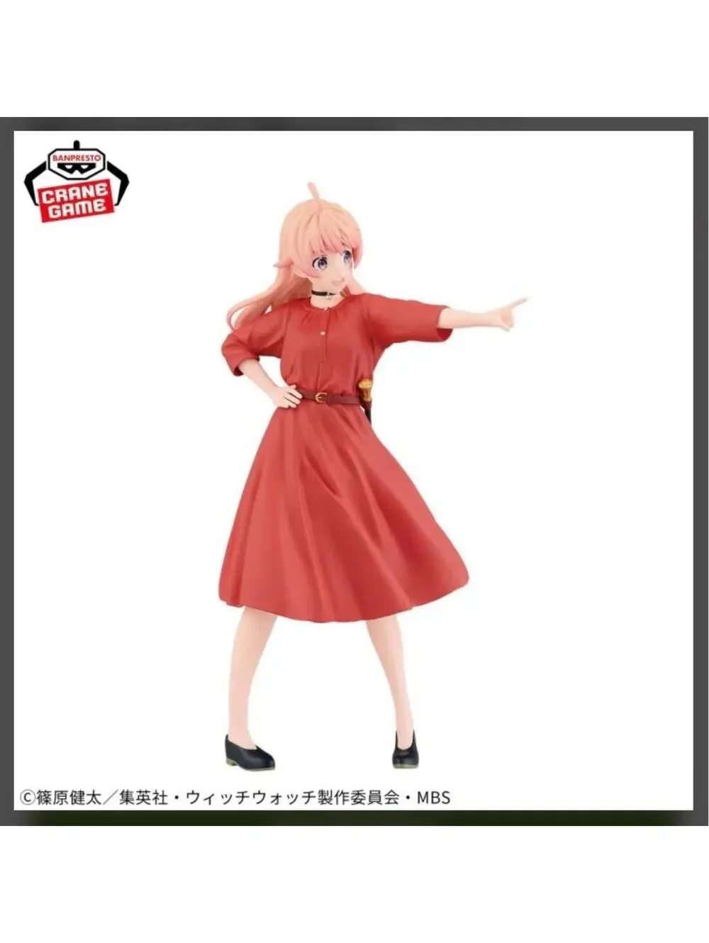 Banpresto Witch Watch Nico Wakatsuki Figure Red Dress Crane Game Anime Statuette